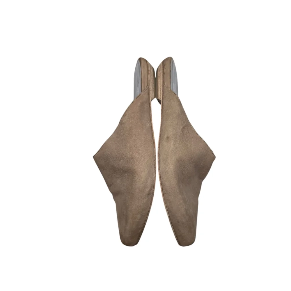 Eileen Fisher Tan Slide On Mules 8 - Picture 4 of 7